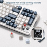 Clavier Gaming Mécanique Sans Fil / Bluetooth REDRAGON EISA PRO K686WB RGB - Red Switch