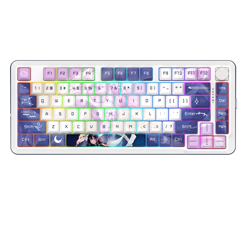 Clavier Gaming Mécanique Sans Fil / Bluetooth REDRAGON CYRUS PRO K681 RGB MANGA DESIGN
