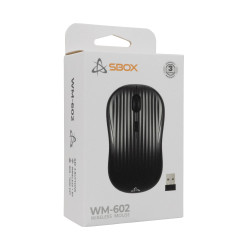 Souris Sans Fil et Bluetooth SBOX WM-602 Rechargeable - Noir