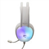 Casque Gaming WHITE SHARK PEACOCK GH-2444 RGB - Blanc