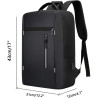 Sac à dos pour Pc Portable 15.6" + Port USB - Noir