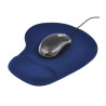 Tapis Souris avec Repose Poignet F-02 - Bleu Marine