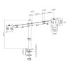 Support de Bureau SBOX LCD-352/2 Pour 2 Moniteur 13"- 32"