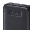 Power Bank RIVAVASE VA1082 65W 20000 mAh Ultra Rapide - Noir