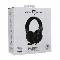 Casque Gaming WHITE SHARK PARROT GH-2440 - Noir