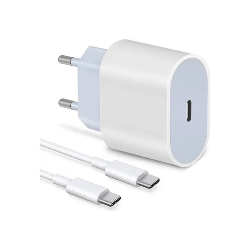 Chargeur Type C 25W SCOOT - USB-C To C Cable