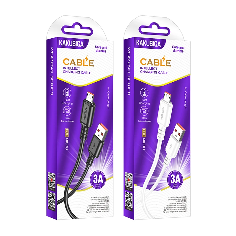 Cable Micro USB 1m 3A KAKUSIGA KSC-982