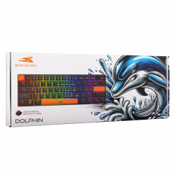 Clavier Mécanique BARACUDA DOLPHIN BGK-03111 - Noir - Red Switch