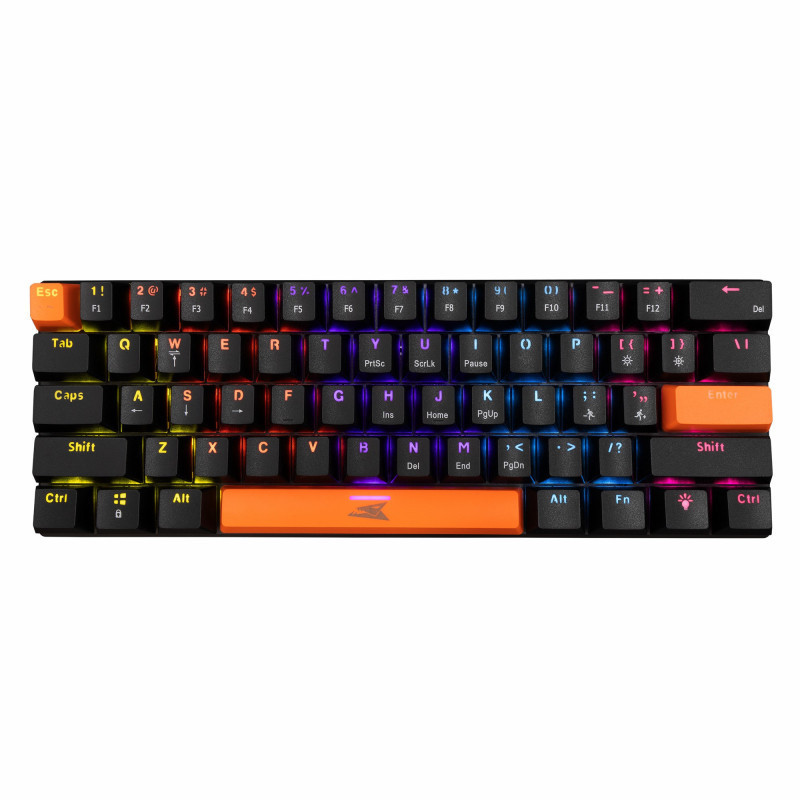 Clavier Mécanique BARACUDA DOLPHIN BGK-03121 - Noir - Blue Switch