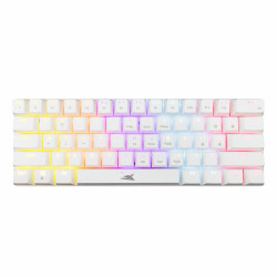Clavier Mécanique BARACUDA DOLPHIN BGK-03211 - Blanc - Red Switch