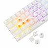Clavier Mécanique BARACUDA DOLPHIN BGK-03211 - Blanc - Red Switch