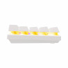 Clavier Mécanique BARACUDA DOLPHIN BGK-03211 - Blanc - Red Switch