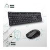 Combo Clavier et Souris sans Fil ADVANCE CLS-5100RF - Noir