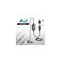 Casque Micro USB ADVANCE SMARTPHONICS 550 - 2 en 1 - Noir