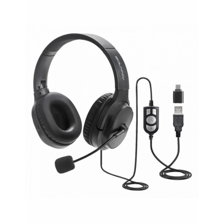 Casque Micro USB ADVANCE SMARTPHONICS 550 - 2 en 1 - Noir