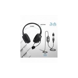 Casque Micro USB ADVANCE SMARTPHONICS 550 - 2 en 1 - Noir