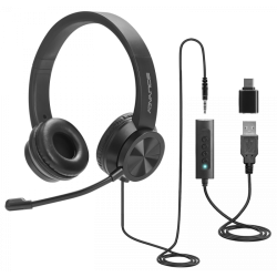 Casque Micro USB ADVANCE SMARTPHONICS 750 - 3 en 1 - Noir