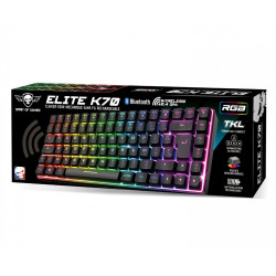 Clavier Gaming sans Fil / Bluetooth SPIRIT OF GAMER ELITE-K70 TKL - Noir
