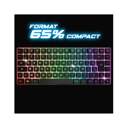 Clavier Gaming sans Fil / Bluetooth SPIRIT OF GAMER ELITE-K70 TKL - Noir