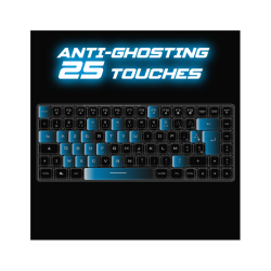 Clavier Gaming sans Fil / Bluetooth SPIRIT OF GAMER ELITE-K70 TKL - Noir