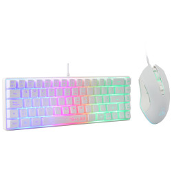 Combo Clavier + Souris USB G-LAB HYDROGEN - Blanc