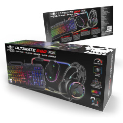 Pack Gaming 4 en 1 SPIRIT OF GAMER ULTIMATE 300 - Noir