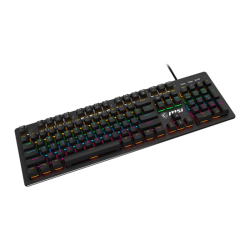 Clavier Mécanique MSI FORGE GK300 - Noir - Blue Switch