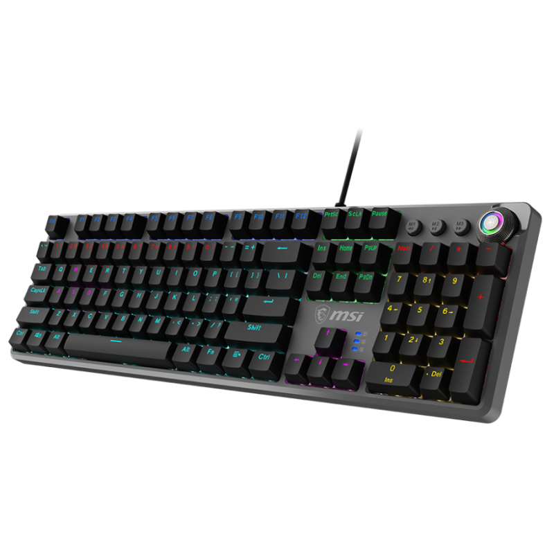 Clavier Mécanique MSI FORGE GK310 - Noir - Red Switch