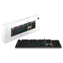 Clavier Mécanique MSI FORGE GK310 - Noir - Red Switch