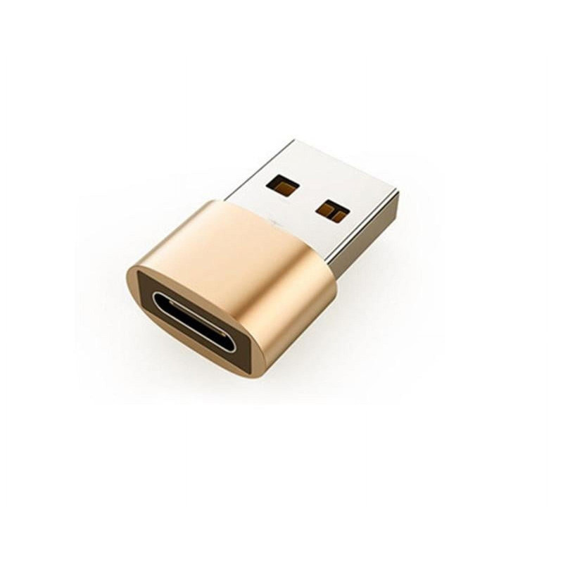 Adaptateur USB Male Vers USB Type C Femelle - Gris