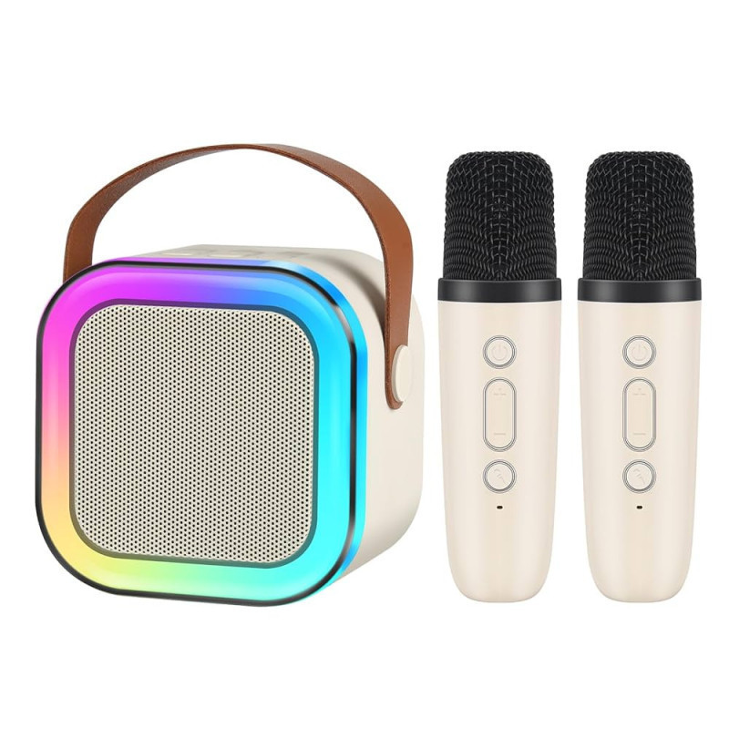 Haut Parleur Bluetooth K12 5W Avec 2 Microphones - Beige