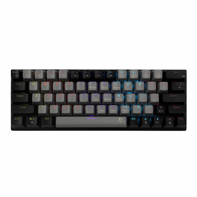 Clavier WHITE SHARK WAKIZASHI-2 GK-002721V2 - Blue Switch - Gris Noir