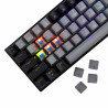 Clavier WHITE SHARK WAKIZASHI-2 GK-002721V2 - Blue Switch - Gris Noir