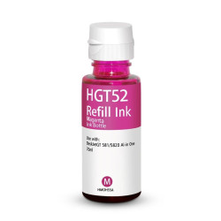 Bouteille d'encre Adaptable HGT52 pour HP 70ml - Magenta
