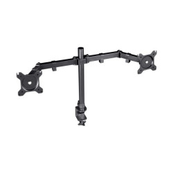 Support de Bureau TRUST GXT-1120 MARA Pour 2 Moniteurs - Noir