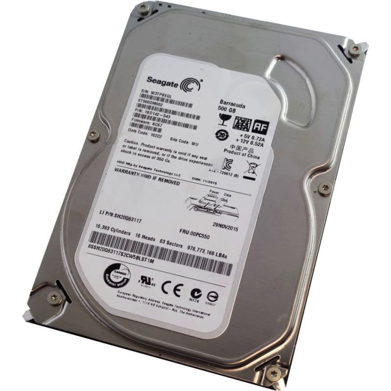 Disque Dur Interne SEAGATE 500 GB 3.5'' - Reconditionné
