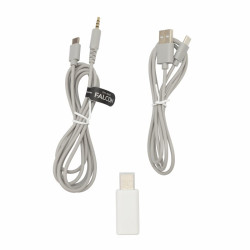 Casque Gaming Sans Fil / Bluetooth WHITE SHARK FALCON WGH-2441 - Blanc Gris