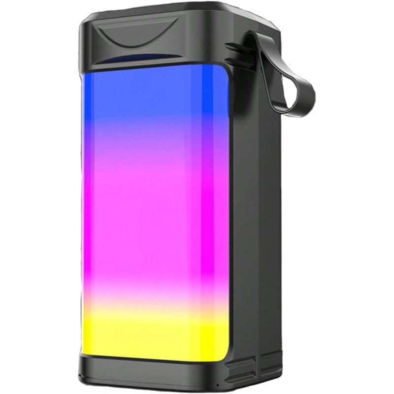 Haut Parleur Bluetooth ZQS-1206 RGB - Noir