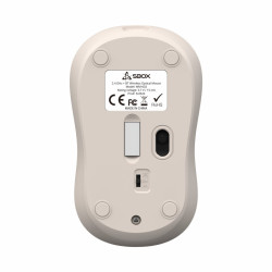 Souris Sans Fil et Bluetooth SBOX WM-602 Rechargeable - Beige