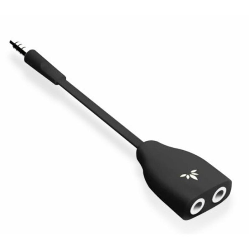 Splitter Aux 2 ports Jack 3.5mm AVANTREE TR302 - Noir
