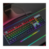 Clavier Gaming Mécanique T-WOLF T17 RGB - Noir - Blue Switch