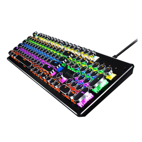 Clavier Gaming Mécanique T-WOLF T61 RGB - Noir - Blue Switch