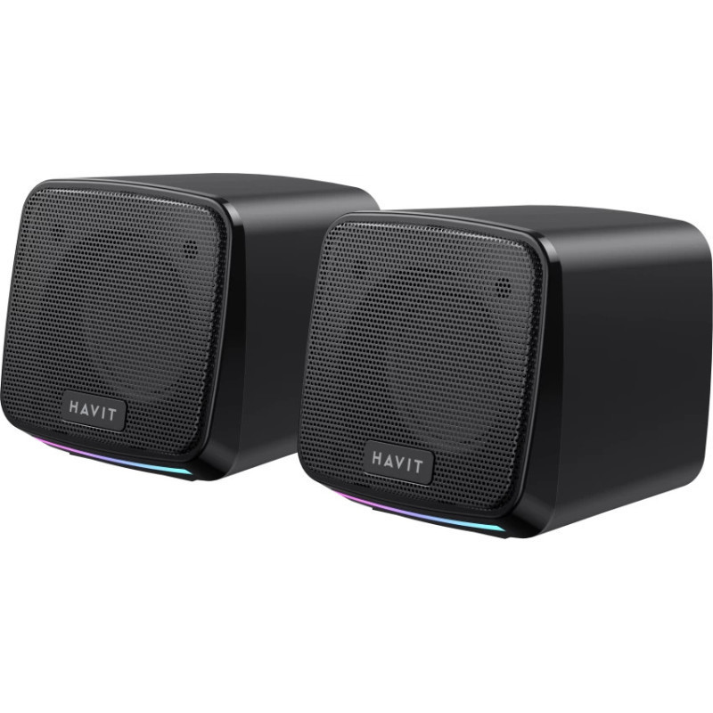 Haut Parleur 2.0 HAVIT SK753 RGB - Noir