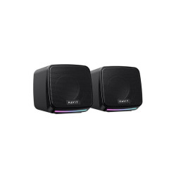 Haut Parleur 2.0 HAVIT SK753 RGB - Noir