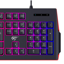 Clavier Gaming USB HAVIT KB866L Backlit RGB - Noir