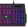 Clavier Gaming USB HAVIT KB866L Backlit RGB - Noir