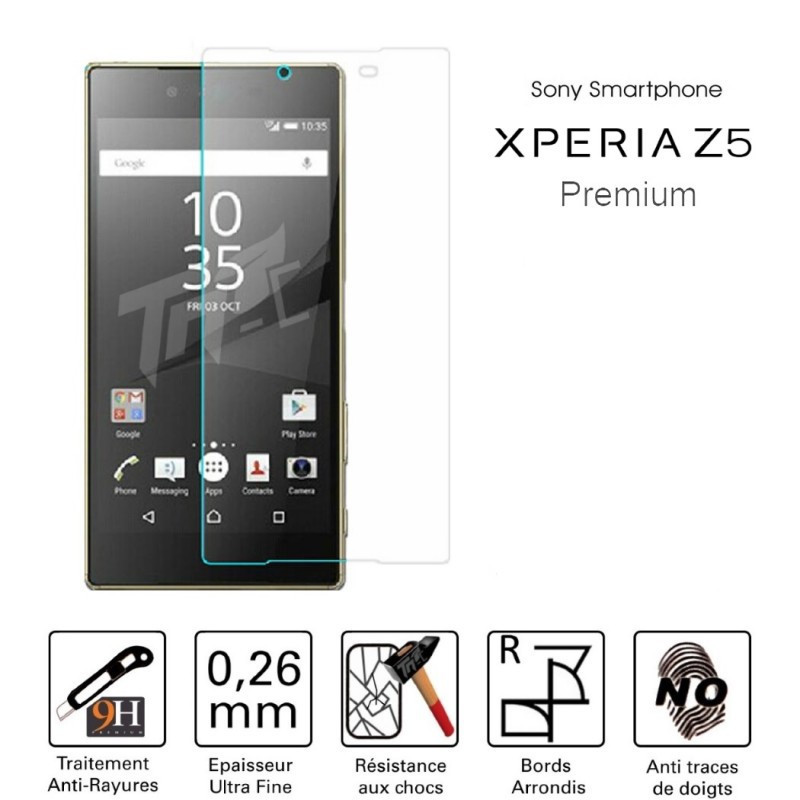 Protection en verre trempé Xperia Z5 premium
