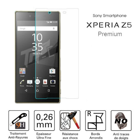 Protection en verre trempé Xperia Z5 premium