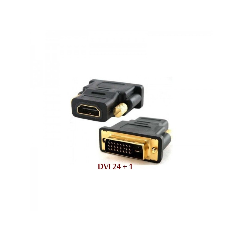 Adaptateur DVI-I (24+1) Male / HDMI Femelle