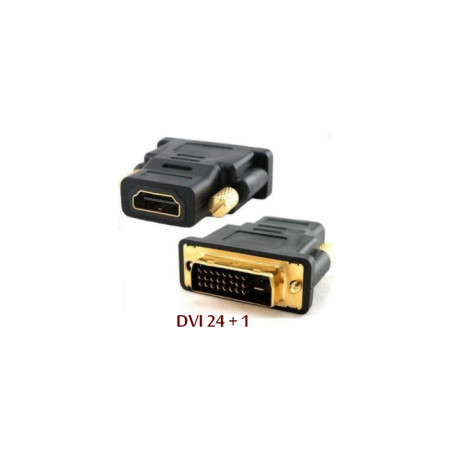 Adaptateur DVI-I (24+1) Male / HDMI Femelle